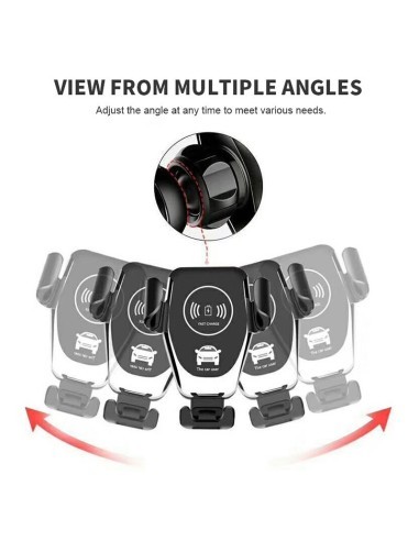 Car holder for ventilation grille + suction cup...