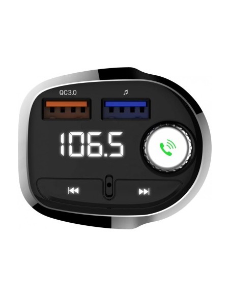 FM Modulator 12-24V Bluetooth 5.0 with car charger function Super Charge 3.0 - T61
