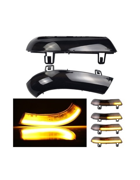 Σετ 2 Σηματοδότες Led Καθρέφτη Δυναμικοί για VW Golf V, Passat B6, Jetta, Eos