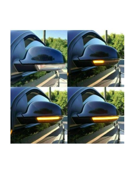 Σετ 2 Σηματοδότες Led Καθρέφτη Δυναμικοί για VW Golf V, Passat B6, Jetta, Eos
