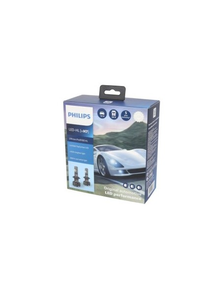 Комплект 2 LED крушки H7 Philips Ultinon Pro9100 HL 12V/24V