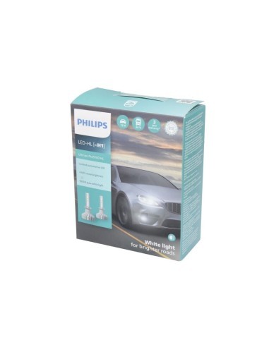 Set 2 LED Bulbs H1 Philips Ultinon Pro5100 HL...