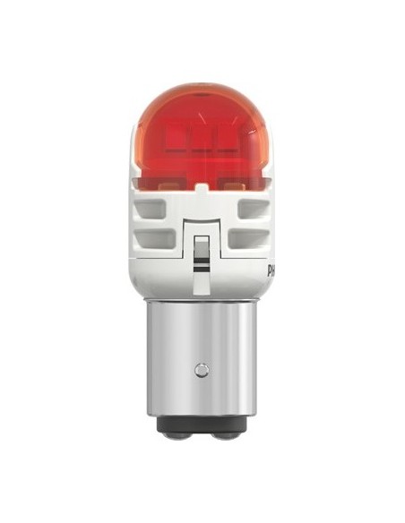 Set of 2 Red LED Car Lights P21/5W Philips Ultinon Pro6000 Signal 12V