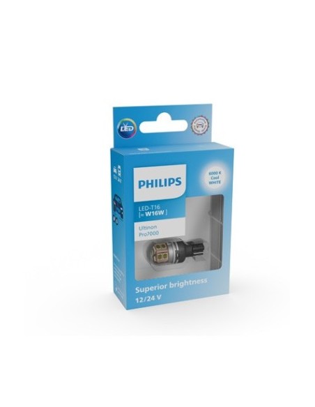Led car White W16W Philips Ultinon Pro7000 SL rear fog lamp