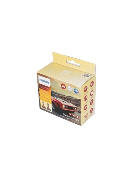 2 db H11 Philips Ultinon Classic 12V LED izzó készlet