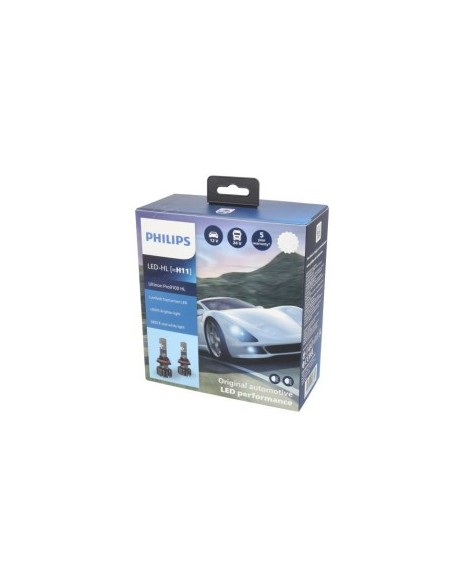2 db H11 Philips Ultinon Pro9100 HL 12V/24V LED izzó készlet