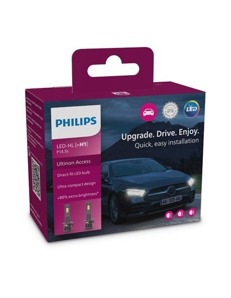 Set 2 LED bulbs H1 Philips Ultinon Access 2500 12V