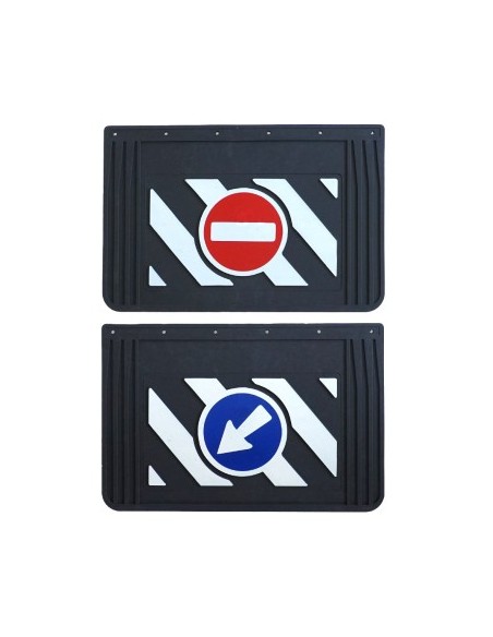 Set of 2 Mud Guards 3D Truck 36X64 CM