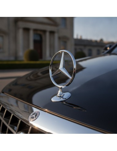 Compatible Mercedes-Benz Hood Emblem, Chrome 3D...