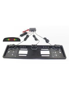 Parking sensors on license plate holder with LED display T15