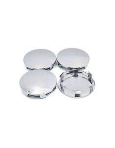 Set of 4 Alloy Wheel Caps 56mm Chrome, Universal