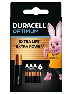 Duracell R3 AAA Optimum Batteries, 6 pcs