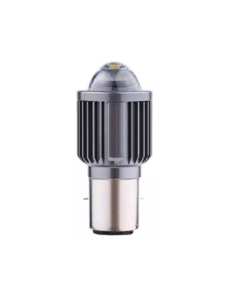 LED Bulb BA20D (H6) for motorcycle, ATV, scooter, power 15W, brightness 1200 Lm, 12V BA20D-15W