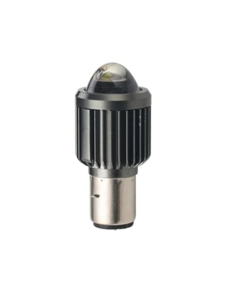 LED Bulb BA20D (H6) for motorcycle, ATV, scooter, power 15W, brightness 1200 Lm, 12V BA20D-15W