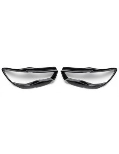 Set of 2 Headlight Glasses for Audi A6 C7 4G Facelift...