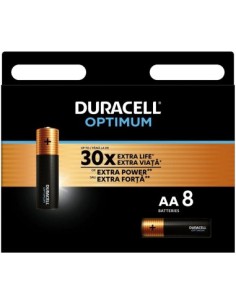 Батерии Duracell R6 AA Optimum, 8 бр.
