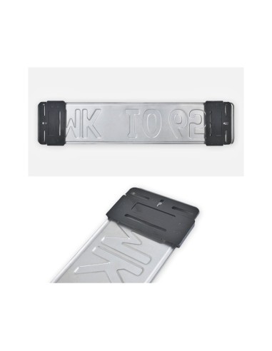 Extra Slim Black License Plate Holder Set 4pcs
