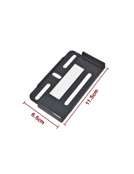 Extra Slim Black License Plate Holder Set 4pcs
