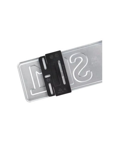 Extra Slim Black License Plate Holder Set 4pcs