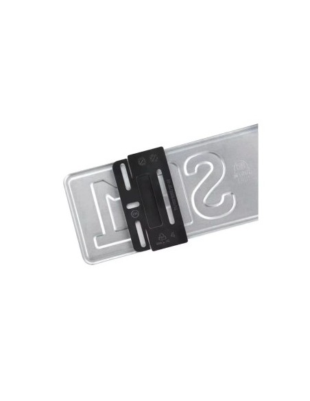 Extra Slim Black License Plate Holder Set 4pcs