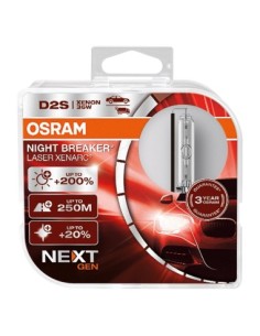 Set of 2 Auto Bulbs XENON Osram D2S Night Breaker Laser...