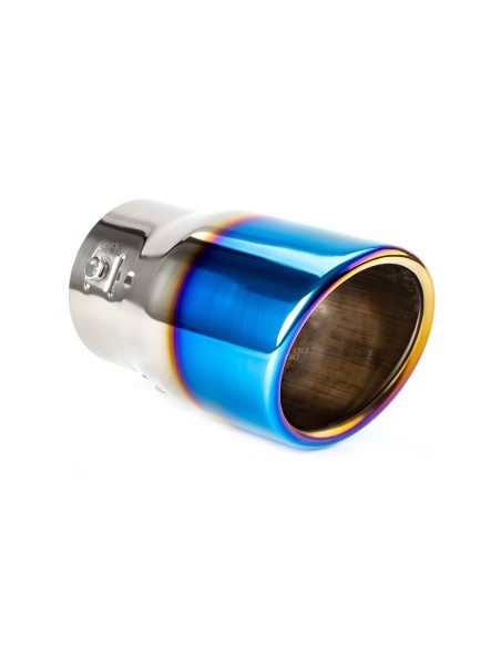 Stainless steel exhaust tip ornament 48-65mm, Length 150mm