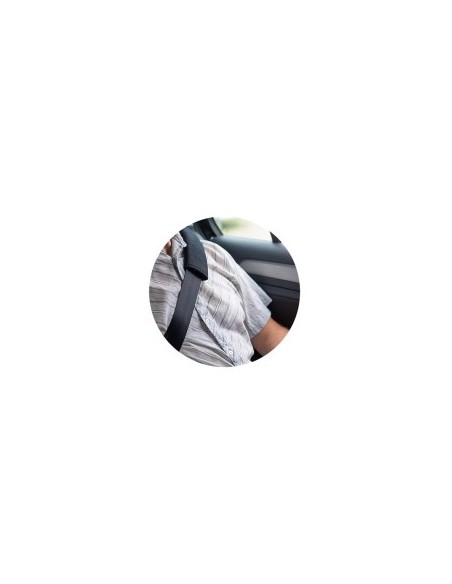 Set of 2 seat belt protectors