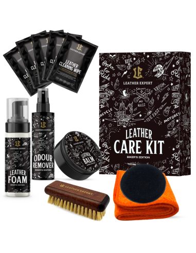 LEATHER EXPERT Leather Care Kit Biker's Edition...