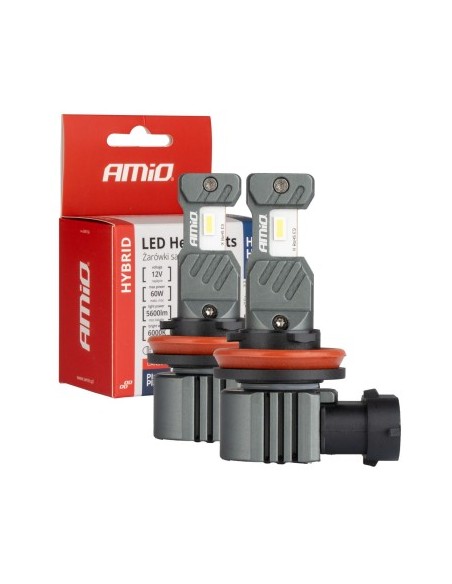 Σετ 2 led αυτοκινήτου H8, H9, H11, H16, Canbus, 60W, 5600 Lm, 12V
