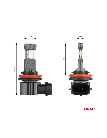 Set of 2 car LED lights H8, H9, H11, H16, Canbus, 60W, 5600 Lm, 12V