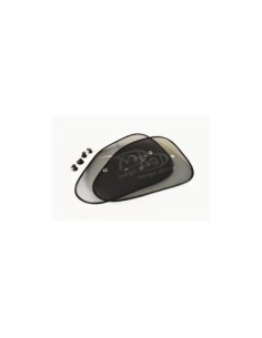 Black side sunshade set with suction cup 54x37cm