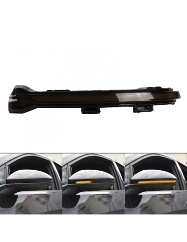 Set of 2 Dynamic Smoke LED Mirror Indicators...
