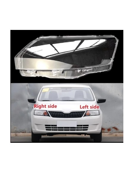 Set of 2 headlight bottles for Skoda Rapid (2013 - 2017)