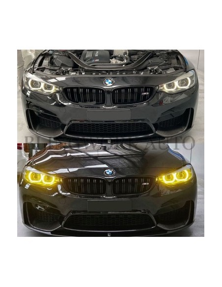 Модул Жълт CSL Стил Angel Eyes DRL Ляв за BMW Серия 4 F32, F33, F36, M3 F80 - 63117493227, 7493227