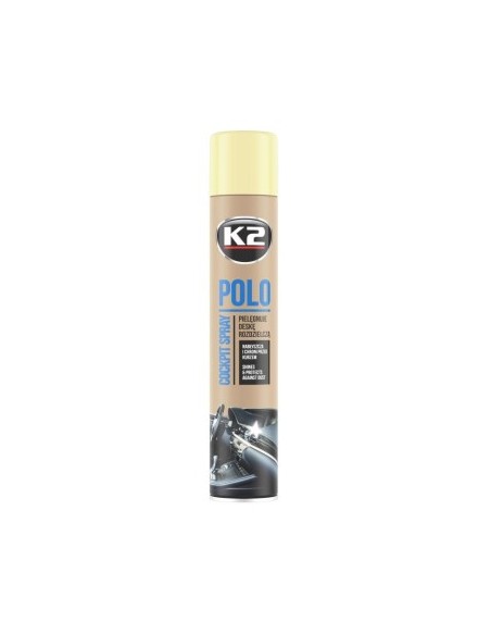 Polo K2 Cockpit Spray Silicone Dashboard Spray, Vanilla Scent, 750ml