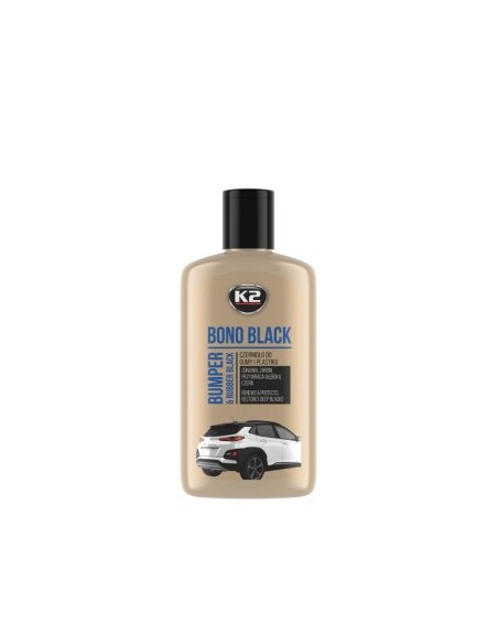 K2 Bono Black Rubber and Plastic Maintenance Solution, 250ml