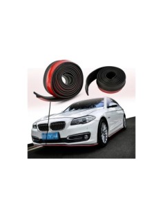 Black rubber extension bar, front, rear or side skirts,... 2