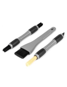 Set of 3 Auto Interior Detailing Brushes with Different...