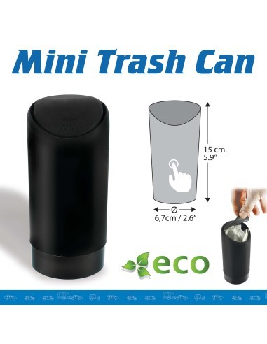 Portable Mini Silicone Trash Can CAR+