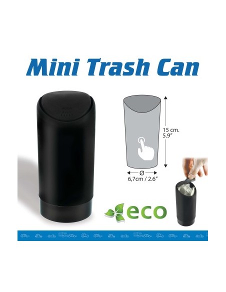 Portable Mini Silicone Trash Can CAR+