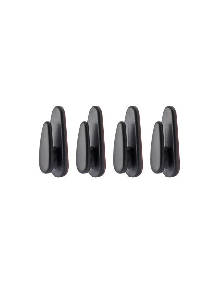 Hooks, plastic car organizers with adhesive tape 4 pcs