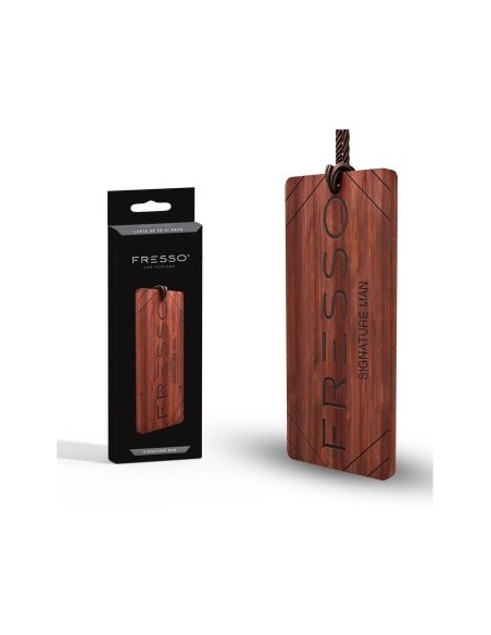 FRESSO Signature Man Wooden Car Air Freshener