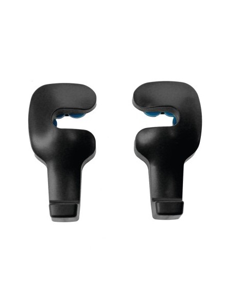 Car Headrest Hook Support Set, 2 pieces, black color