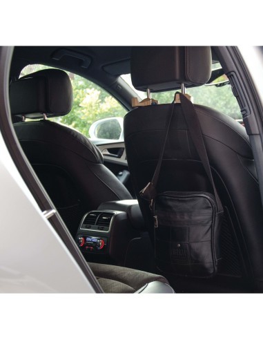 Car Headrest Hook Support Set, 2 pieces, black...