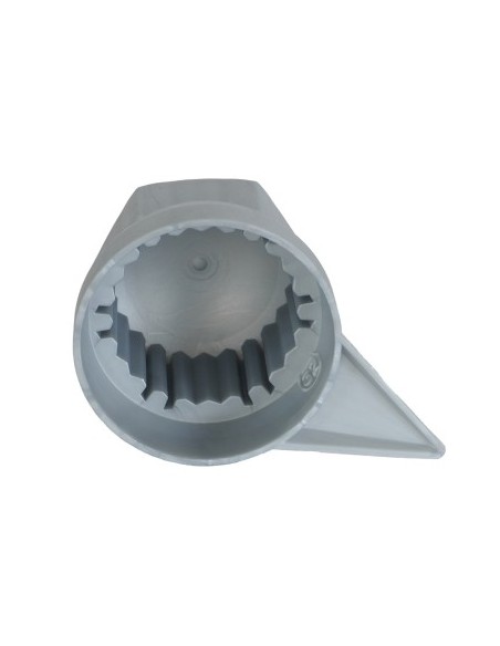Set of 10 Plastic Caps for Wheel Valve with Indicator 32 mm Gray 41 mm