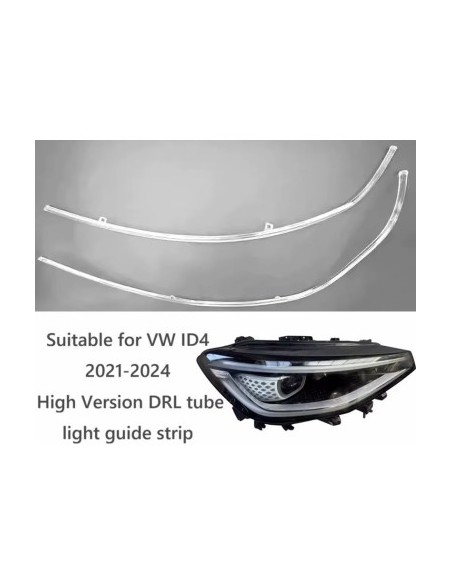 Daytime Running Light Repair Fiber Right Headlight for VW ID.4 2020-2025 with High Beams