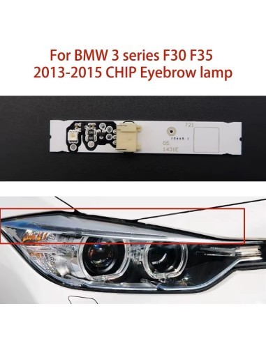 Daytime running light eyebrow repair kit for...