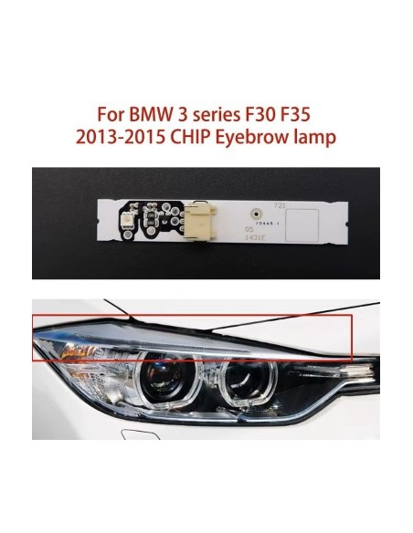 Daytime running light eyebrow repair kit for BMW Series 3 F30, F31 2012-2015