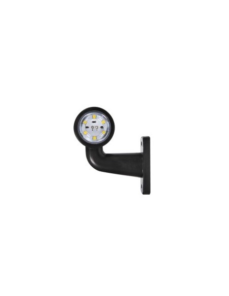 LED Marker Lamp With Arm 12Smd White, Red, 12-24V, Left