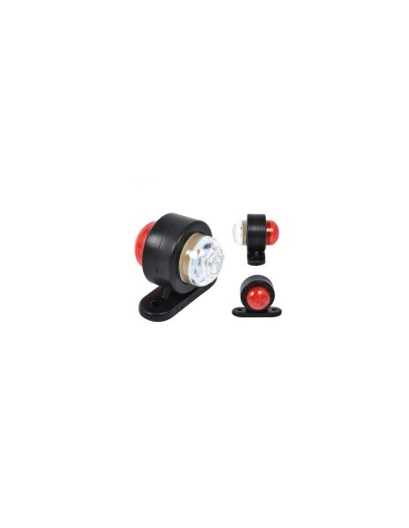LED Marker Light White, Red, 12-24V, 40x50mm